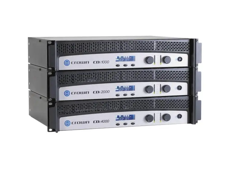 Crown CDI4000 installasjonsforst. m/DSP, 2 x 1200W i 4 ohm 